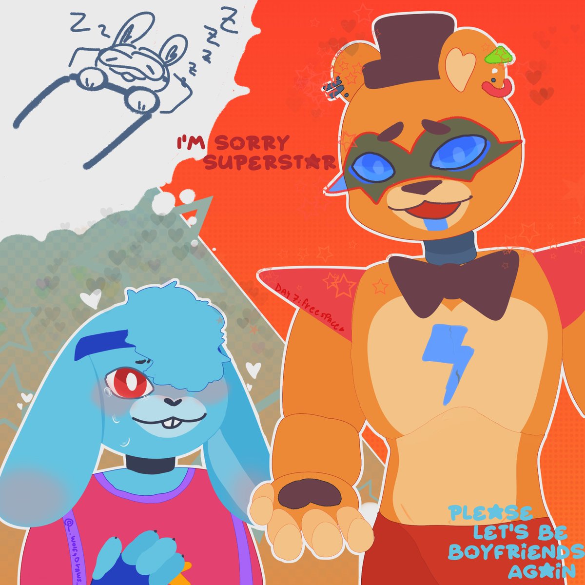 es curioso pero nunca lo subi aqui! yaay
#fronnie #glamrockfronnie  #glamrockfreddy #glamrockbonnie #fnafsb #glamrockfreddyxglamrockbonnie #fnaf #fronnieweek2024