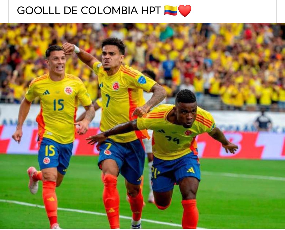 Vamos con toda mi colombia 🇨🇴