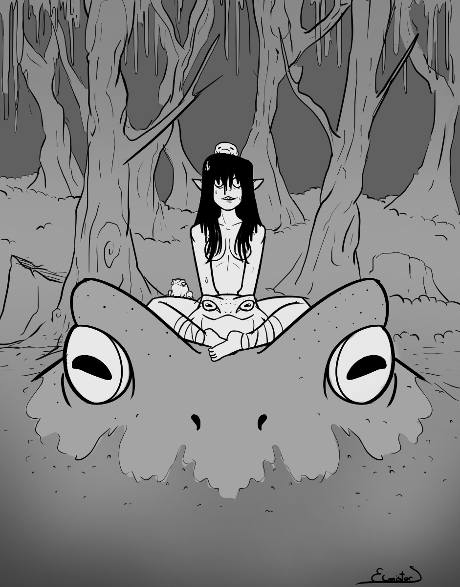 Elmistorr's tweet photo. 🐸 Queen

#illustration #art https://t.co/hHQDSAPbN7