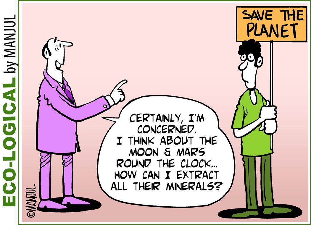 ETPrime_com's tweet photo. #Greentoon of the day by @MANJULtoons https://t.co/mUqWkGUifn