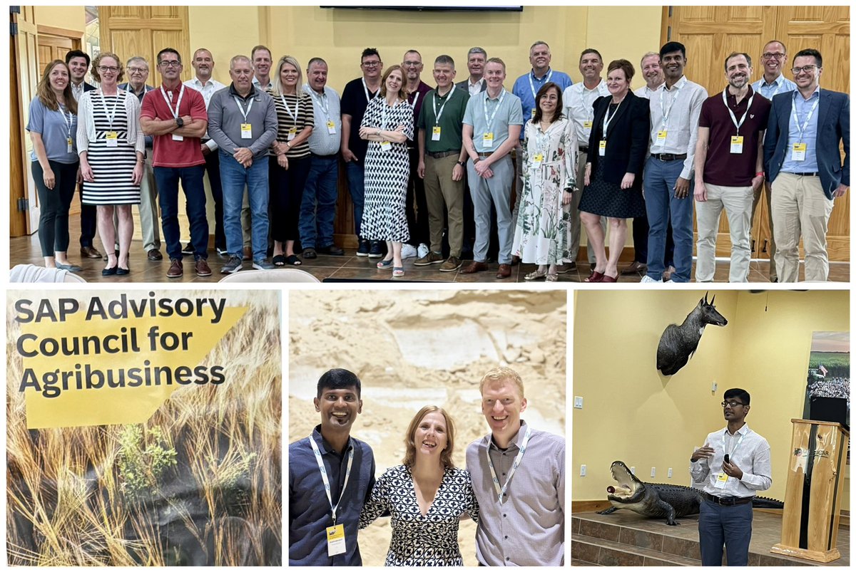 The purpose of SAP for Agribusiness is to enable agribusiness companies to sustainably feed the world. 

It was a pleasure connecting with our valuable customers and exchange ideas to bring out the best in the agribusiness industry.

📍Clewiston, FL

#AgriTech #Sustainability