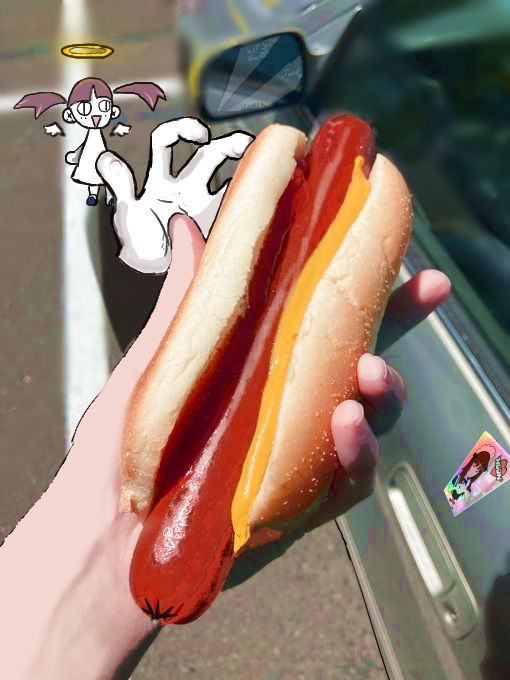0_voria's tweet photo. Here comes the creature.. @mootsheep @hitsujigoods
(prolly my last hitsuji work for the month since i dont wanna be bothersome nor saturize it)
😭🙌love you two
#DEFCON #NGDN #costcohotdog #digitalart https://t.co/CqPWMpYLHa