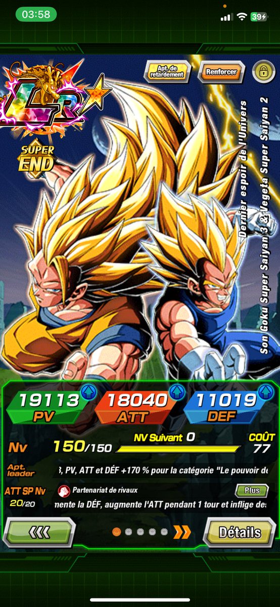 Recherche294's tweet image. Mon seul bon drop pour l’instant
#Dokkan9thAnniv