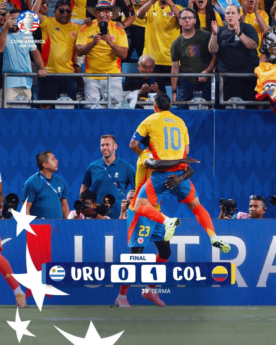 rodrigosepu's tweet photo. #URUvsCOL Resultado en Charlotte. https://t.co/PKztscXGSs