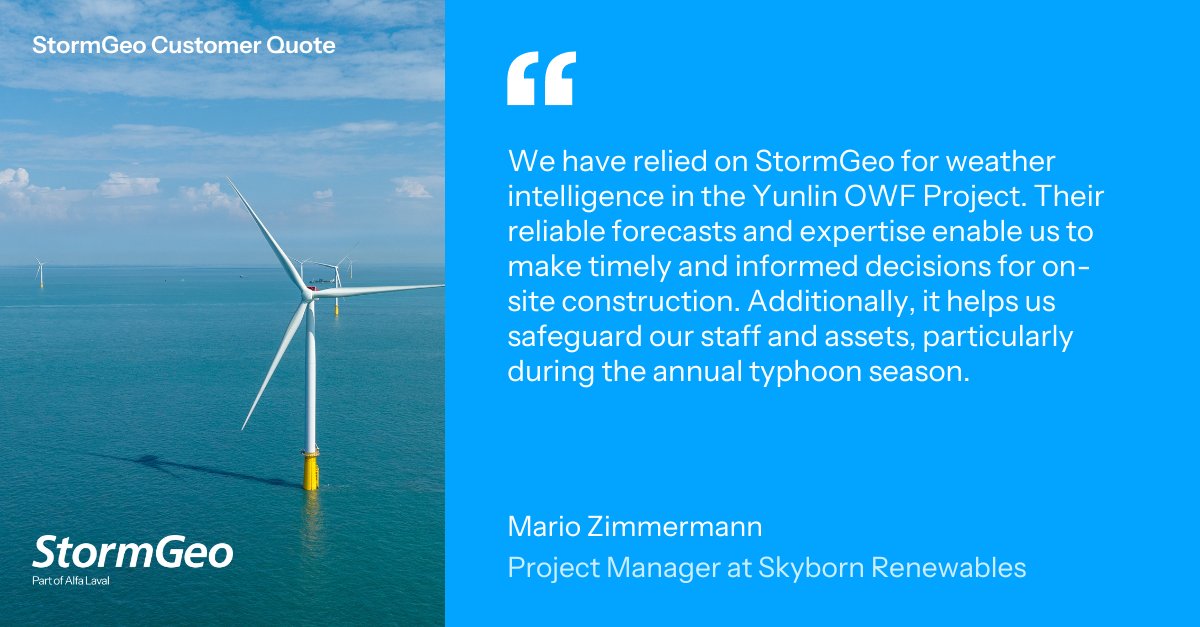 StormGeo tweet media