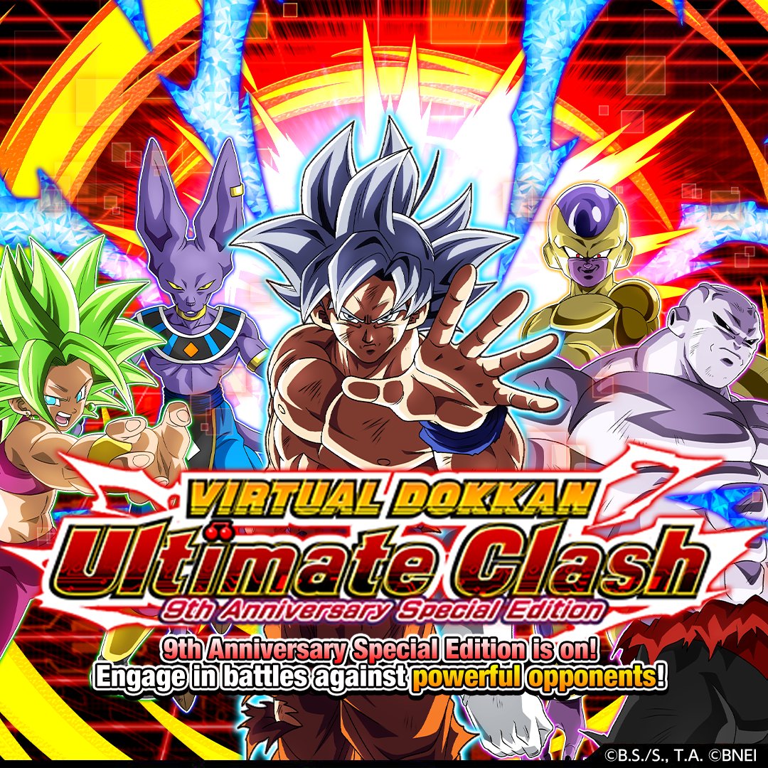 The 69th "Virtual Dokkan Ultimate Clash"!
More mission rewards can be obtained in this special edition!

[For more details, please kindly check out the in-game announcement.]
#dokkanbattle #dokkanbattleglobal #dokkan 
#dragonball #dragonballz #dbz #dragonballsuper #dbs