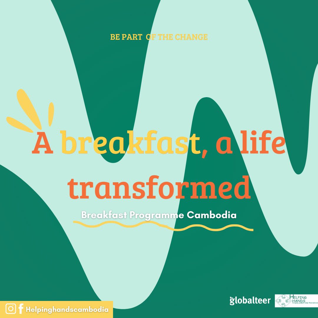 At Helping Hands, we are launching a fundraising campaign for the children's breakfast program in Cambodia. This campaign aims to ensure that every child starts their day with a healthy meal. Join us in this mission to transform lives.

More inf in link: instagram.com/helpinghandsca…
