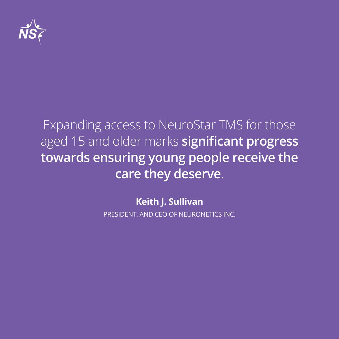 TMSTherapy's tweet photo. Exciting news! BlueCross BlueShield of Michigan &amp; Cambia Health Solutions expand coverage for adolescent TMS therapy. Adolescents aged 15+ can now access NeuroStar TMS for major depressive disorder. 

Read more https://t.co/RwdtWC50gk https://t.co/kOHcNFjJJ1