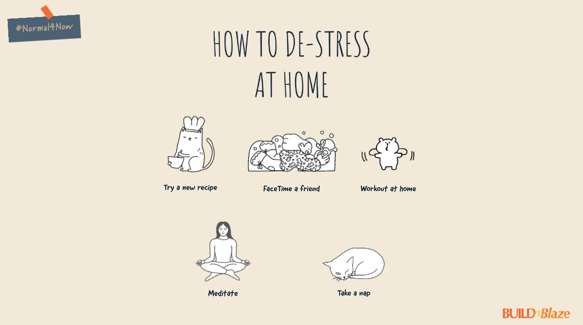 De-stress.
🧑‍🍳 Cook.
💬 Chat.
🤽‍♀️ Workout.
🧘‍♀️ Meditate.
😴 Nap.

Summer is here.  Join us to de-stress with yoga, meditation and more.  Like, share and stay cool 😎.

#HealthForAll
#Normal4Now
<a href="/BuildnBlazeTV/">Build n Blaze TV</a>