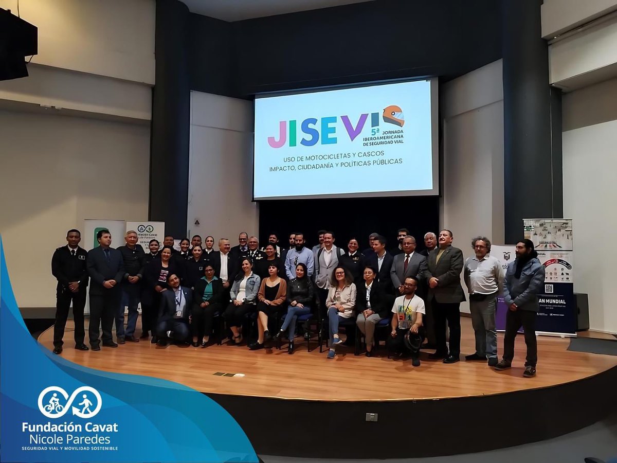 FundacionCavat's tweet photo. 🛵 ¡Gracias a todos los panelistas y asistentes que fueron parte de la del JISEVI V! 🚦 ¡Fue una jornada fructífera llena de experiencias y conocimientos! 🌟 @teojama @PUCE_Ecuador @grspartnership @IncubatorGHAI ! 🙌🏽 #SeguridadVial @iTDP_Official @PorLaViaXLaVida @OPSECU https://t.co/VziQdYfF1D