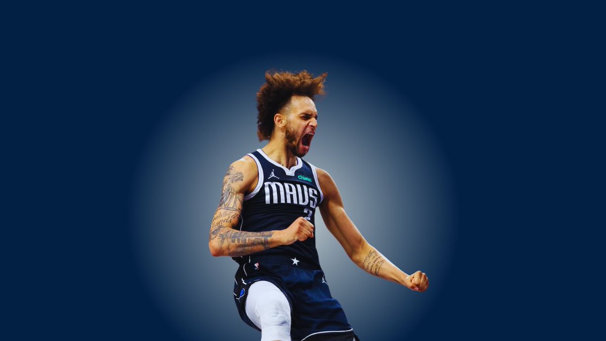 HoopsDrive's tweet photo. What an insane rookie year for Dereck Lively. A massive 7’1, elite vertical threat, animal on the glass, and a defensive game changer at 19/20 yrs old, on a team in the finals. Mavs got a special one and he’s just getting started. Here’s a 🧵of his best plays of the season. https://t.co/H0OAbLCAoL