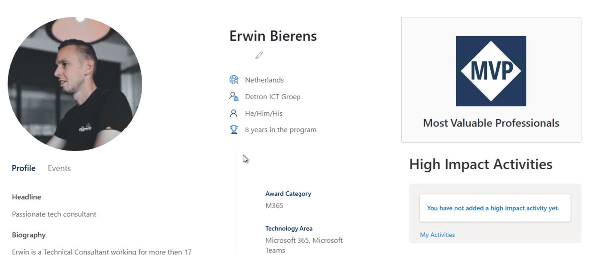 Amazing news on my holiday in Italy! 🇮🇹 

I am thrilled to share that I have been in the Microsoft MVP program for 8 years now! 🎉 

Huge thanks to everyone for your unwavering support  #mvpbuzz