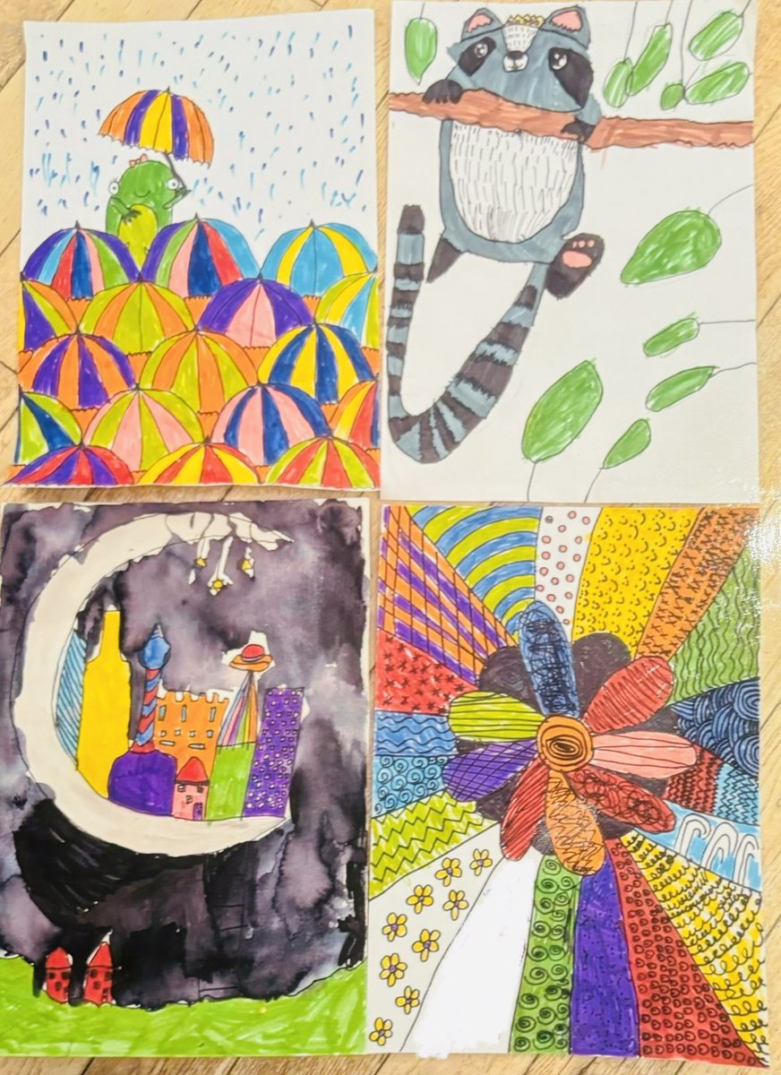 art4creativity1's tweet photo. Had my day made…when, at the end of my club, I was handed this, a collage of her favourite ART4 projects! A certain someone showed #AFSCaring and thoughtfulness! Thank you, I really appreciate it and I know you’ll continue to use all your ART4 skills in your new school! https://t.co/LM5yfeB3Hp