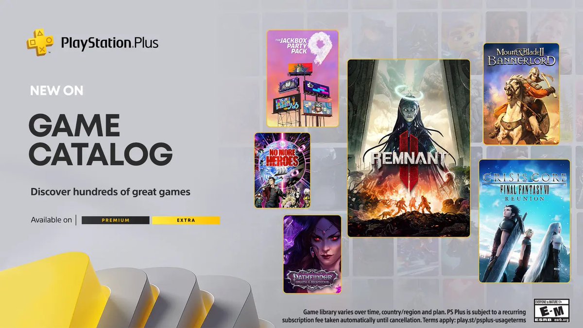 JoaoCP's tweet photo. Julho 2024, penúltimo mês da assinatura anual da PS Plus Extra.

'Remnant 2' (R$ 150), de minha lista de desejos, entra no catálogo.

Assinatura custou R$ 341 (hoje está R$ 476).

Até o momento, deixei de gastar R$ 1.092 em jogos que pretendia comprar.

Mês que vem, o veredicto. https://t.co/NrSkhBL3rX