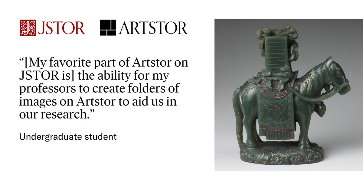 #GenZ is the visual generation: Create an immersive learning + innovative #research environment for your students with #Artstor on <a href="/JSTOR/">JSTOR</a>. Learn how you can incorporate #ArtstorOnJSTOR into your #teaching: jstor.org/artstor #StudentEngagement #VisualLiteracy #ResearchSkills