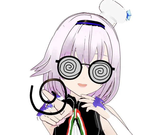 グルグルメガネと月光蟲 #VRoid 