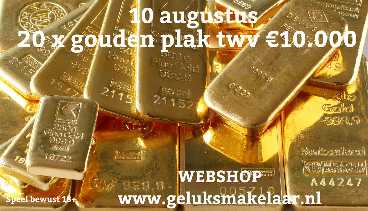 Even uithuilen en weer doorrrr ⚽🐯😪
10 augustus #JACKPOT
€1️⃣0️⃣,9️⃣ MILJOEN +
#EXTRA #PRIJS =
2️⃣0️⃣ x GOUDEN PLAK twv
€1️⃣0️⃣.0️⃣0️⃣0️⃣!
#WEBSHOP 
geluksmakelaar.nl 🛒📮
#Primera #PrimeraZwolle #PrimeraKosterman #Lotkopen #StaatslotKopen #TabakswinkelZwolle #Al4xDeJackpot