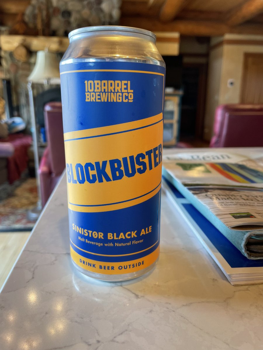 Beer from the last Blockbuster in Bend, Oregon. #blockbuster