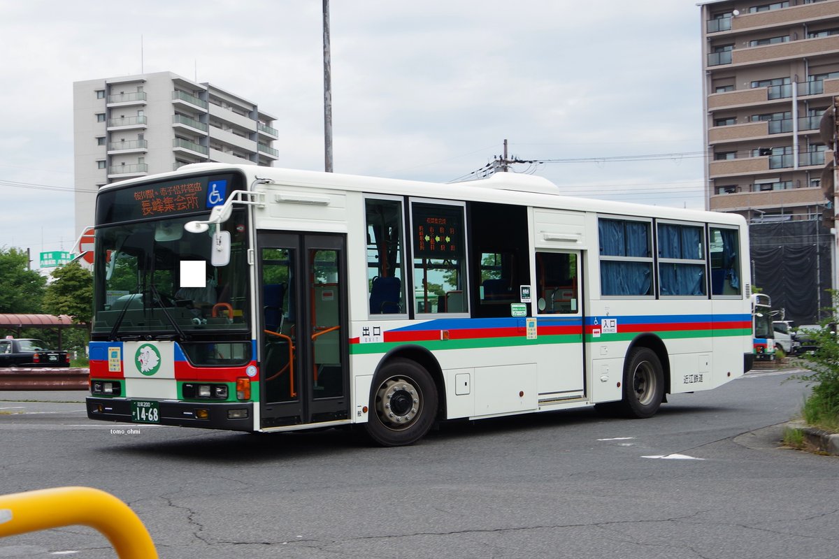 ○滋賀200か1468（近江鉄道バス / 八日市） ○2024年6月下旬登録