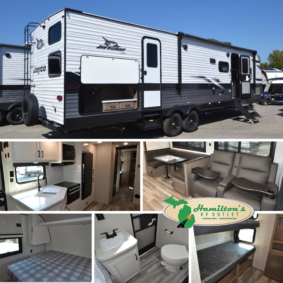 Hamiltons_RV's tweet image. This NEW 2024 Jayco Jay Flight 324BDS is ready to go camping! With spacious interiors and top-notch features, it's the perfect travel companion for all your upcoming escapades. Find out more here 👉 rpb.li/dUpI

#HamiltonsRVOutlet #JaycoRV #RVLiving