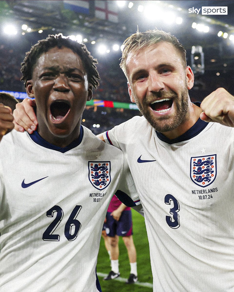 Kobbie Mainoo and Luke Shaw ❤️🥹