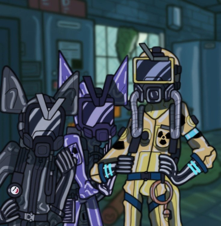 Your hazmat crew has arrived! ✨️