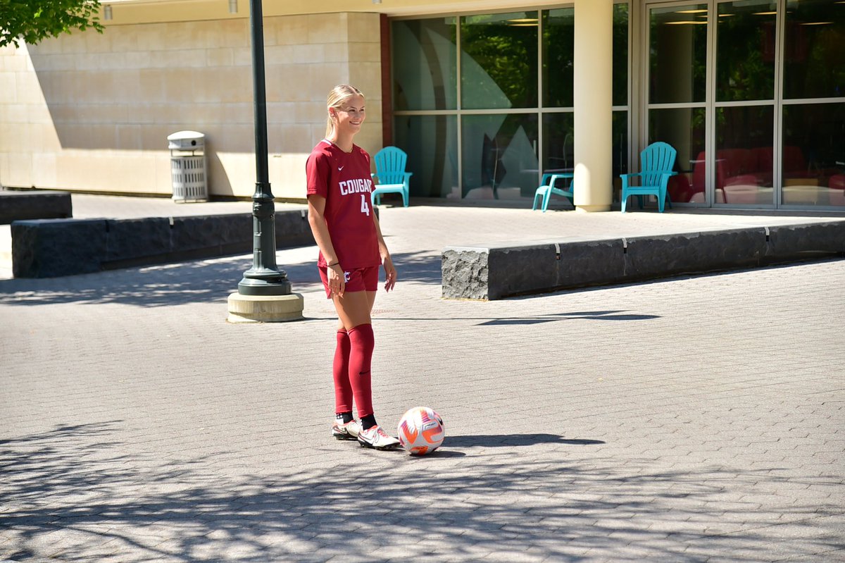 WSUCougarSoccer's tweet photo. Behind the scenes flix of this year’s poster and video shoot 👀 🌾 

#GoCougs https://t.co/IEs39sQgBF