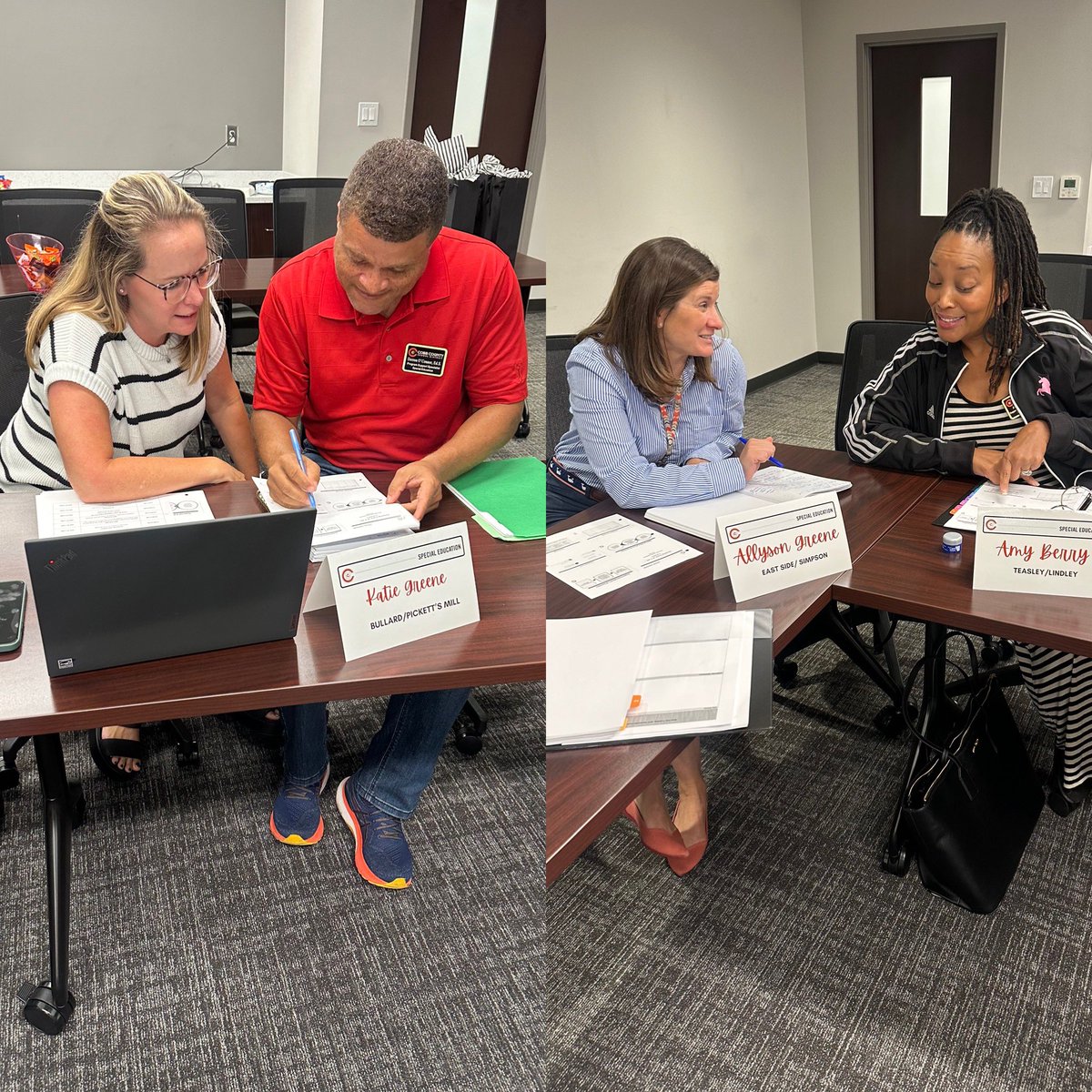 CourtneyKHardy's tweet image. Our new SSAs are off to a great start learning and collaborating this week! #LoveToLeadHere @CobbSchools @CCSDSpecialEd