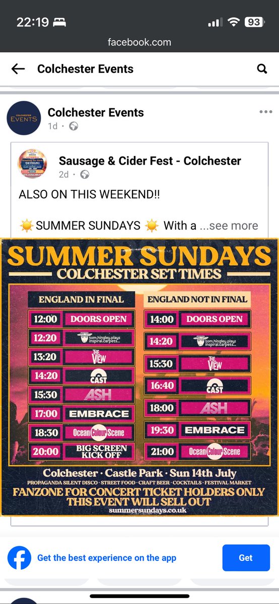 kvwlls's tweet photo. Phew for this news, big decisions were almost made! Well done @OCSmusic #summersundays https://t.co/iJUL6AlLA8