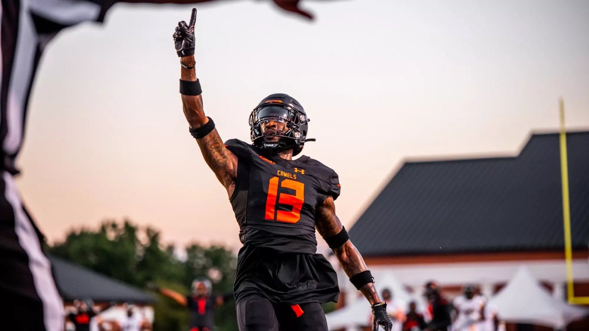 Blessed to receive an offer from Campbell University🖤🧡 #AGTG <a href="/GoCamelsFB/">Campbell Football</a> <a href="/Coach_BHarris/">Coach Braxton Harris 🐪</a> <a href="/CoachAWin/">Aaron Winchester</a> <a href="/AntonioHall336/">Coach Antonio Hall</a> <a href="/CALLMEDBEST/">Dee Best</a> <a href="/DBoyzFootball/">Dudley Football</a> <a href="/247recruiting/">247Sports Recruiting</a> <a href="/on3/"></a> @MohrRecruiting <a href="/Rivals/">Rivals</a>