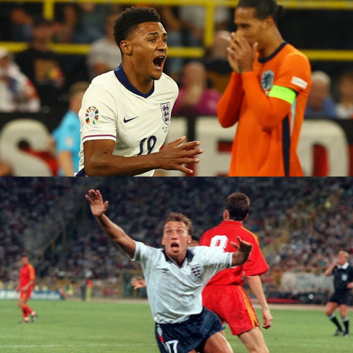 Tom Martin (@tom_martin_bank) on Twitter photo 34 years apart!   <a href="/AVFCOfficial/">Aston Villa</a> players deliver in the biggest moments for <a href="/England/">England</a>.    Could we be prouder?!!     We just ❤️ you <a href="/Olliewatkin_11/">Ollie Watkins</a>.    What a mentality, what a man. 
<a href="/villareport/">villareport</a> <a href="/mrjakehumphrey/">Jake Humphrey</a> <a href="/mjmarr_star/">matt maher</a> <a href="/MatKendrick/">Mat Kendrick</a> <a href="/johntownley11/">John Townley</a>  <a href="/BBCSport/">BBC Sport</a>   #UTV 34 years apart!   <a href="/AVFCOfficial/">Aston Villa</a> players deliver in the biggest moments for <a href="/England/">England</a>.    Could we be prouder?!!     We just ❤️ you <a href="/Olliewatkin_11/">Ollie Watkins</a>.    What a mentality, what a man. 
<a href="/villareport/">villareport</a> <a href="/mrjakehumphrey/">Jake Humphrey</a> <a href="/mjmarr_star/">matt maher</a> <a href="/MatKendrick/">Mat Kendrick</a> <a href="/johntownley11/">John Townley</a>  <a href="/BBCSport/">BBC Sport</a>   #UTV