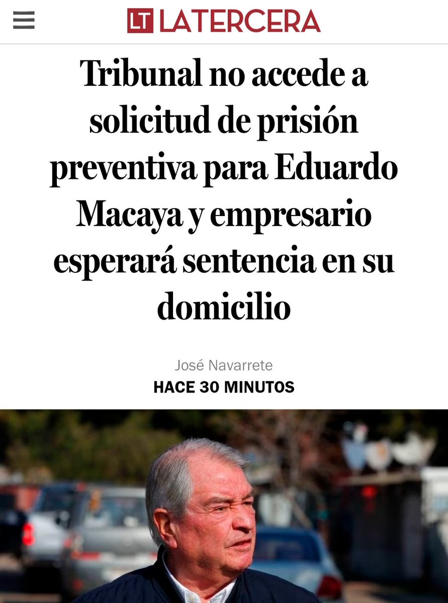 ¿Nos van a seguir haciendo creer que en Chile los Poderes del Estado son autonomos, y que las instituciones funcionan? Las libertades de Hermosilla, el General Yañez y Eduardo Macaya, y la Prisión Preventiva de Jadue y los 9 Jovenes de Villa Francia demuestran que NO.