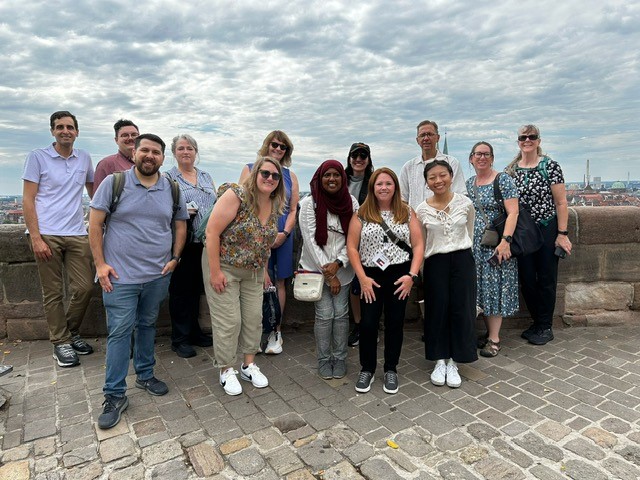 TOPTeachGermany's tweet photo. Another great day of learning for TOP 4! On their first full day in #Nürnberg they did not one but two tours to learn the long history of the city!
#Germany #TOPstudytour #socialstudies #GlobalEducation https://t.co/1vhprgGrvl