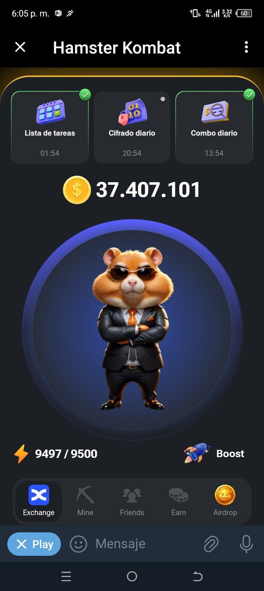 Leitoh2810's tweet photo. @hamster_kombat With my link you can earn 25,000 coins https://t.co/31u26nLcy2 https://t.co/jTmKVlcYry