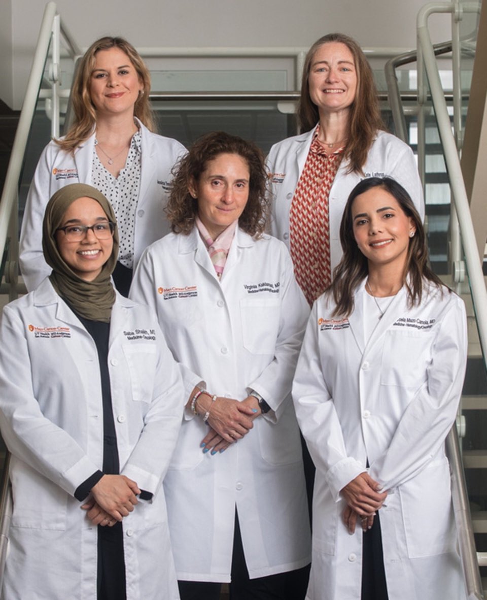 Official breast oncology pic is out. So lucky to work alongside smart and strong women. <a href="/VKaklamani/">VIRGINIA KAKLAMANI</a> <a href="/KateIdaLathrop/">Kate Lathrop</a> <a href="/SabaShaikhMD/">Saba Shaikh</a> #JessJones