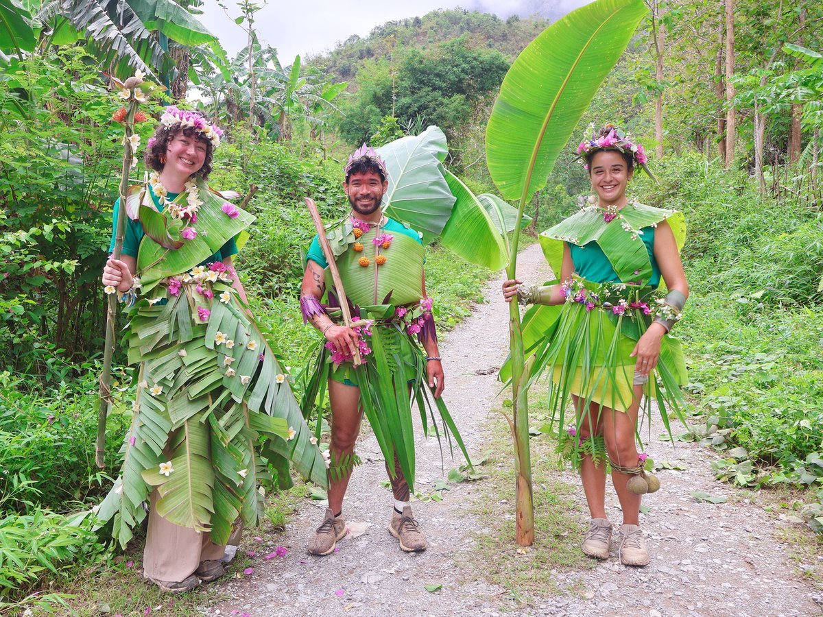 Creating a fashion-forward future while embracing sustainability. Our eco-friendly runway in Laos is proof of blending style with nature 🌱👕 
#givevolunteers #givelaos