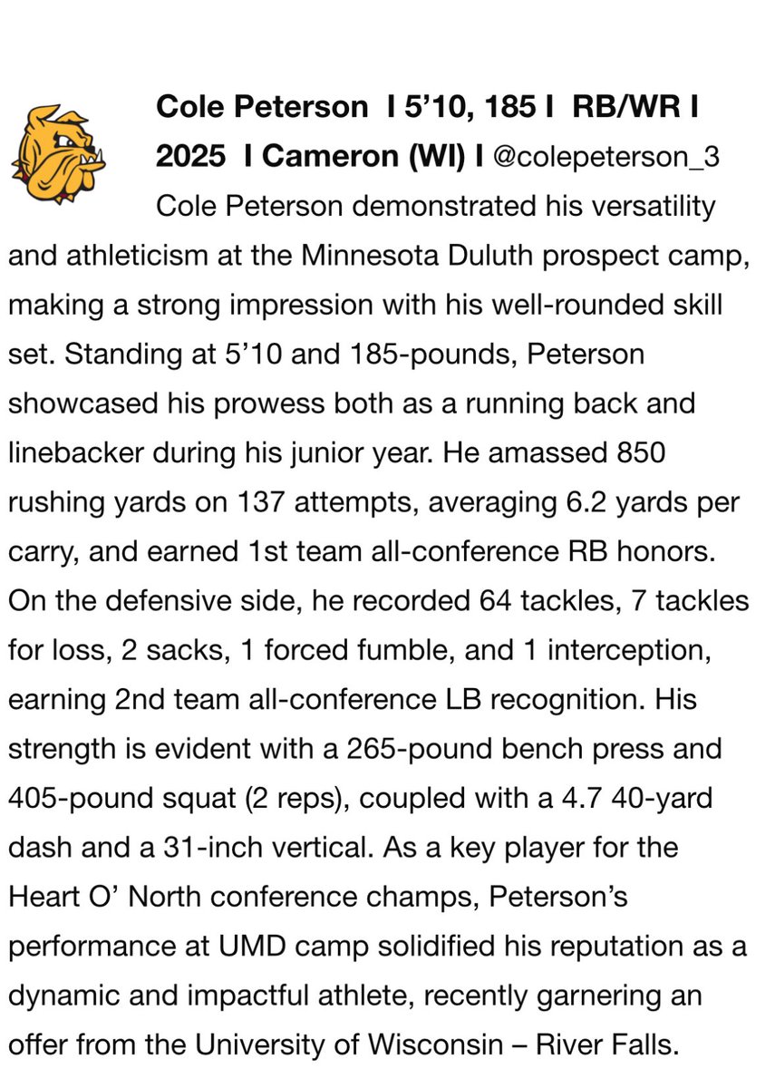 Cole Peterson tweet media