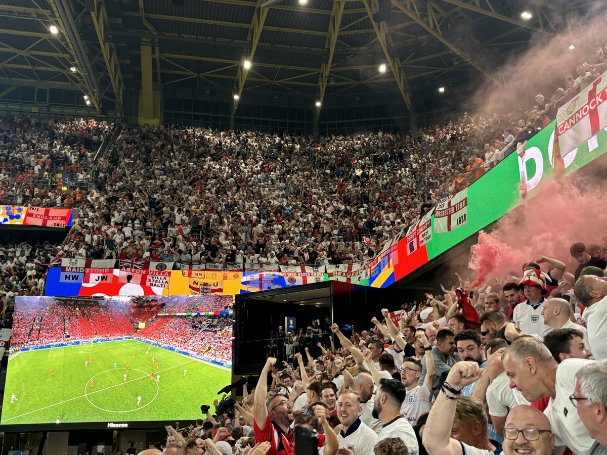 BCAFCBH's tweet photo. Last second equaliser. 
Penalty shoot out.
Last minute winner.

We are getting the most incredible experience of our lives, what a journey! 

ONE MORE TO GO. COME ON! 🦁🏴󠁧󠁢󠁥󠁮󠁧󠁿 #englandaway https://t.co/1lBJxwpJ8J