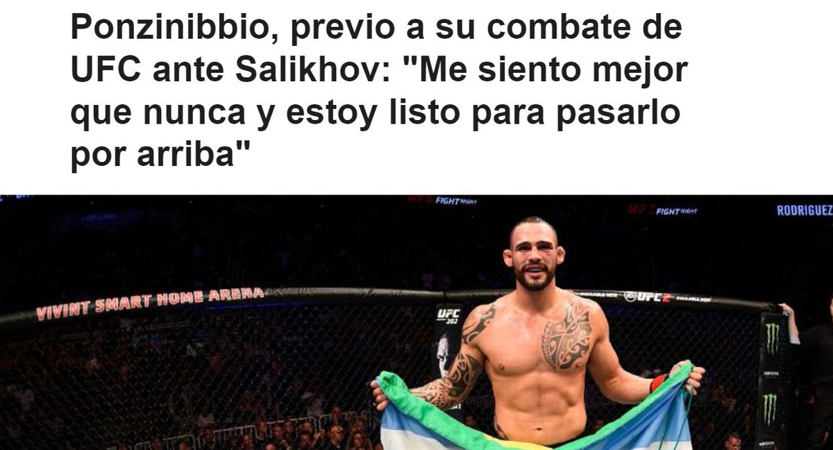 Metimos entrevista con 
<a href="/SPonzinibbioMMA/">Santiago Ponzinibbio</a>  para 
<a href="/ESPNArgentina/">ESPN Argentina</a> en la previa a su combate del sábado en <a href="/UFCEspanol/">UFC Español</a> 
espn.com.ar/artes-marciale…
