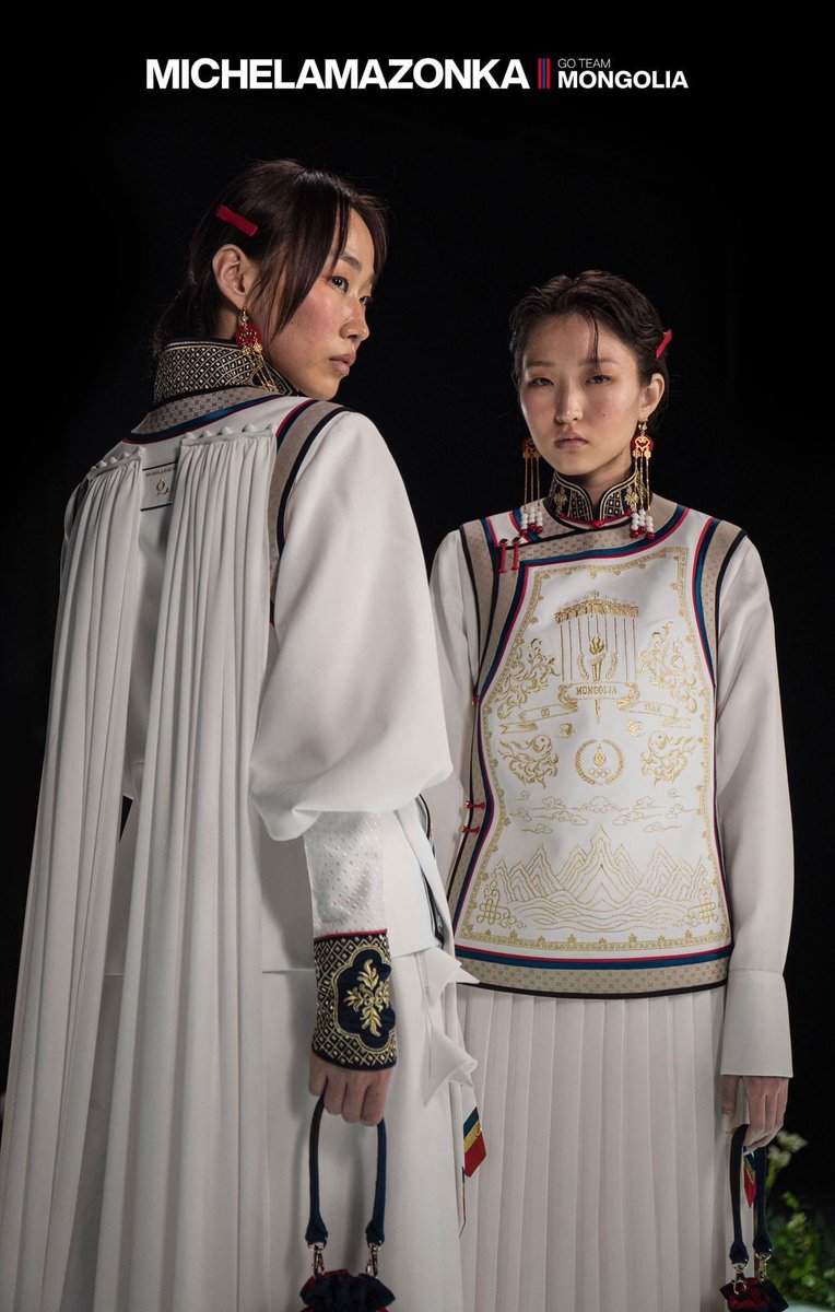 Deligtsubs's tweet photo. Uniforme da Mongolia para as Olímpiadas em Paris. https://t.co/EGayZugF7V