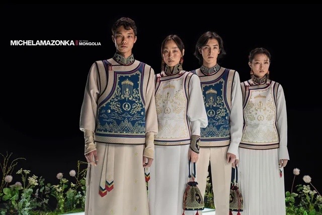 Uniforme da Mongolia para as Olímpiadas em Paris.