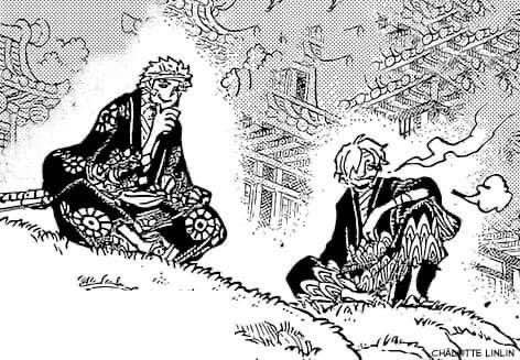 Goofy little Sanji and Zoro