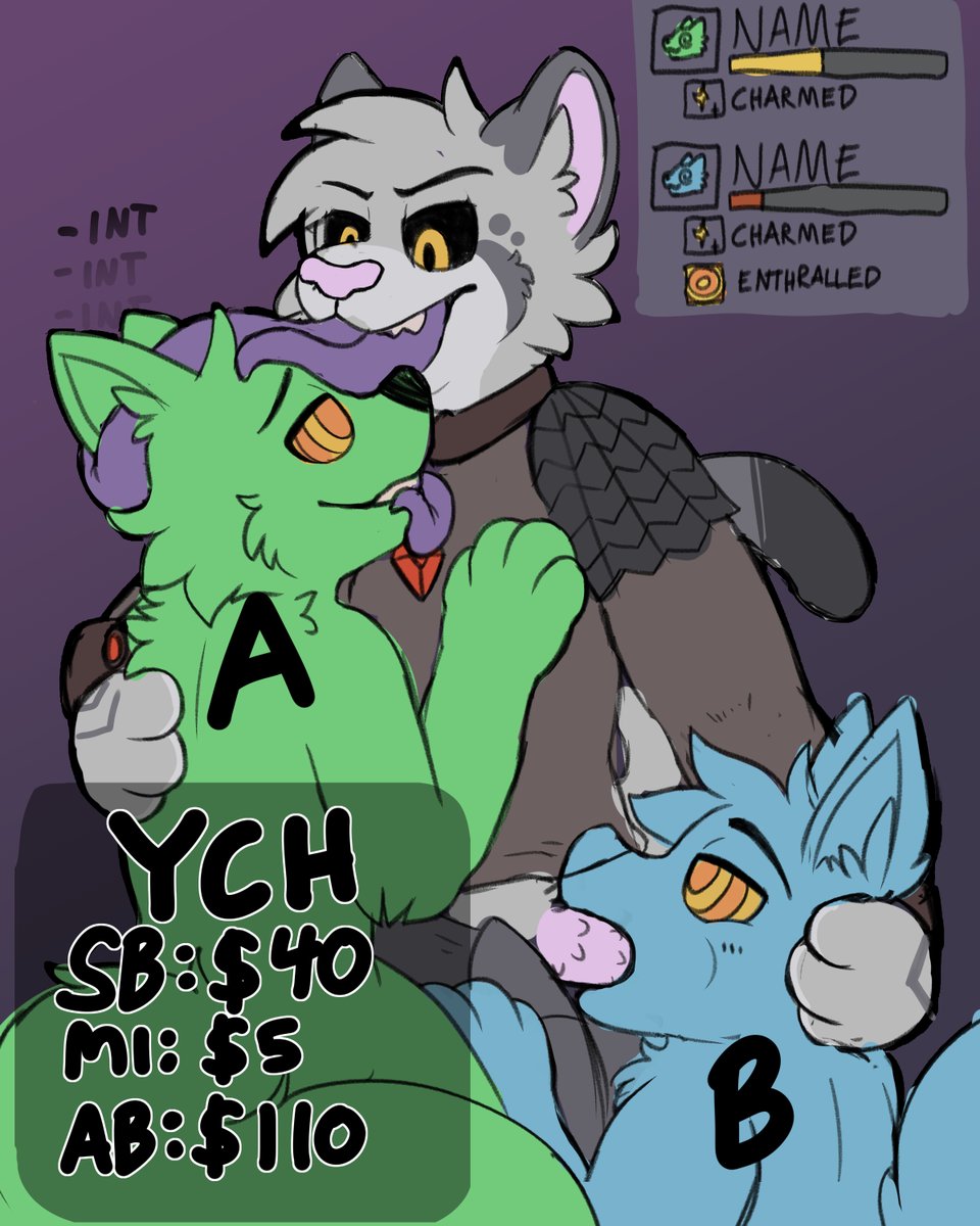 Forget whatever adventure you were on, serving your new master seems more appealing anyways~
New YCH is live! Check it out on FA, or DM me if you're interested :3 
furaffinity.net/view/57327693/