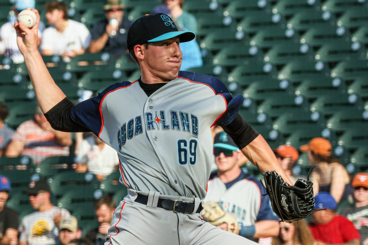 2 years ago, A.J. Blubaugh was a college reliever.

Now the #Astros' No. 6 prospect finds himself set to participate in this Saturday's All-Star Futures Game: atmlb.com/3VY4VDF