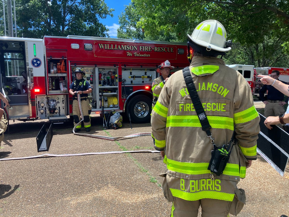 WilcoFireRescue's tweet photo. Today, Station 21 was dispatched to a structure fire on Old Hillsboro Road. Crews found light smoke in the attic upon their arrival. After a quick inspection, it was discovered that the HVAC unit had caught fire. The scene was mitigated quickly so there was no fire spread. #WCFR https://t.co/VJFhfNIsDU