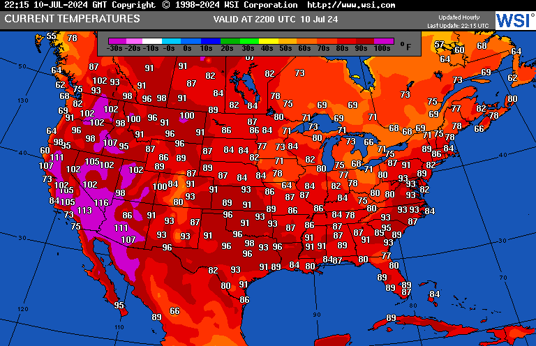 climateguyw's tweet photo. On WED 7/10/2024 broiling western historic CAT4 #HeatwaveGasprom began to move east into the Rockies. #HeatwaveExxon made life miserable for millions across the Northeast but will finally end with the passage of a cold front Thursday.
@orosane @SteveMacNBC6 @MichaelEMann https://t.co/8VO2T49zJs