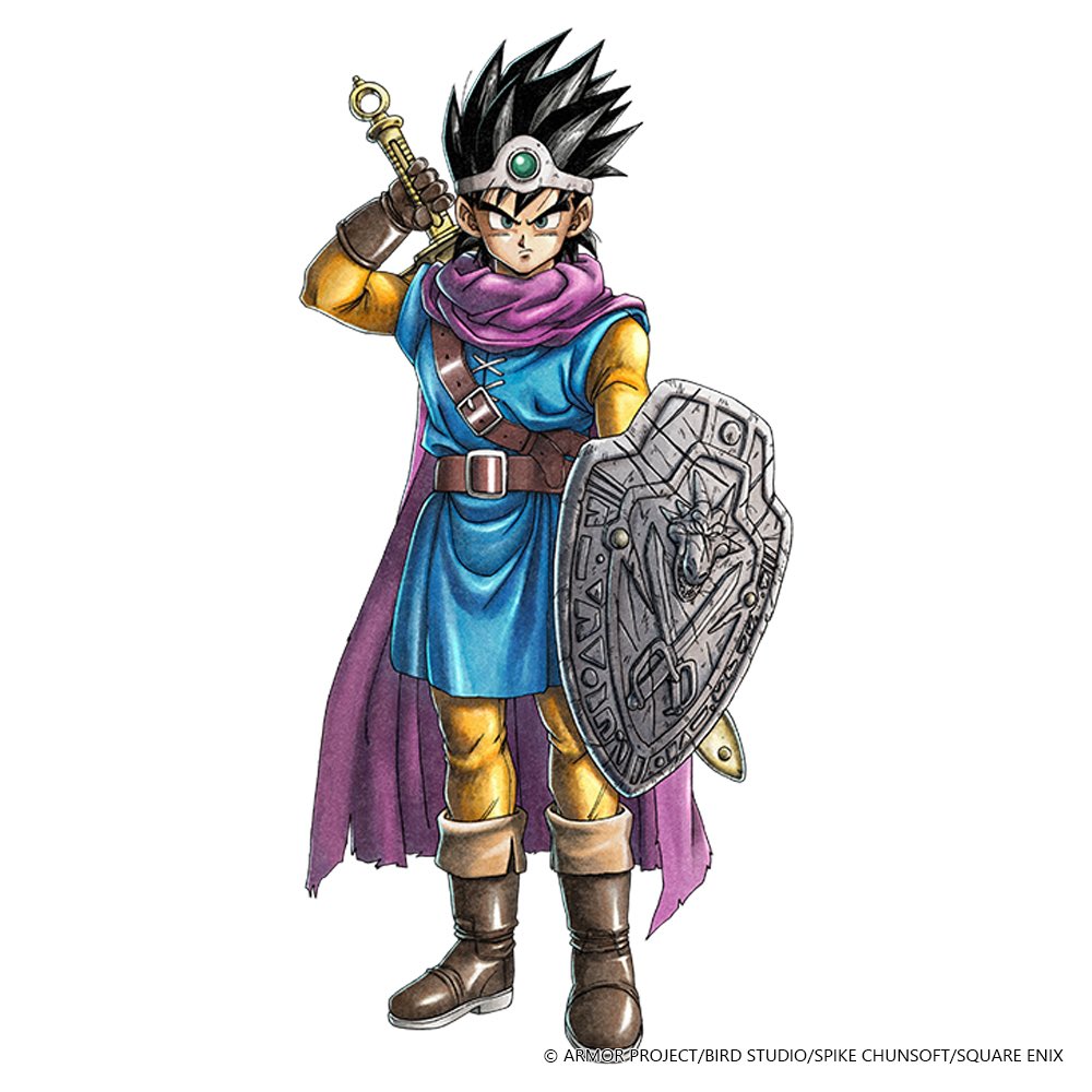 Dragon Quest III HD-2D Remake main character art! - You can choose