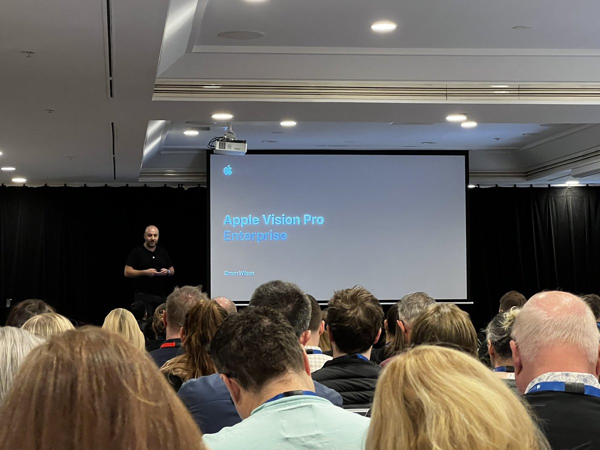 Hearing about the Vision Pro…and the potential of this new tech #ANZSummit24
