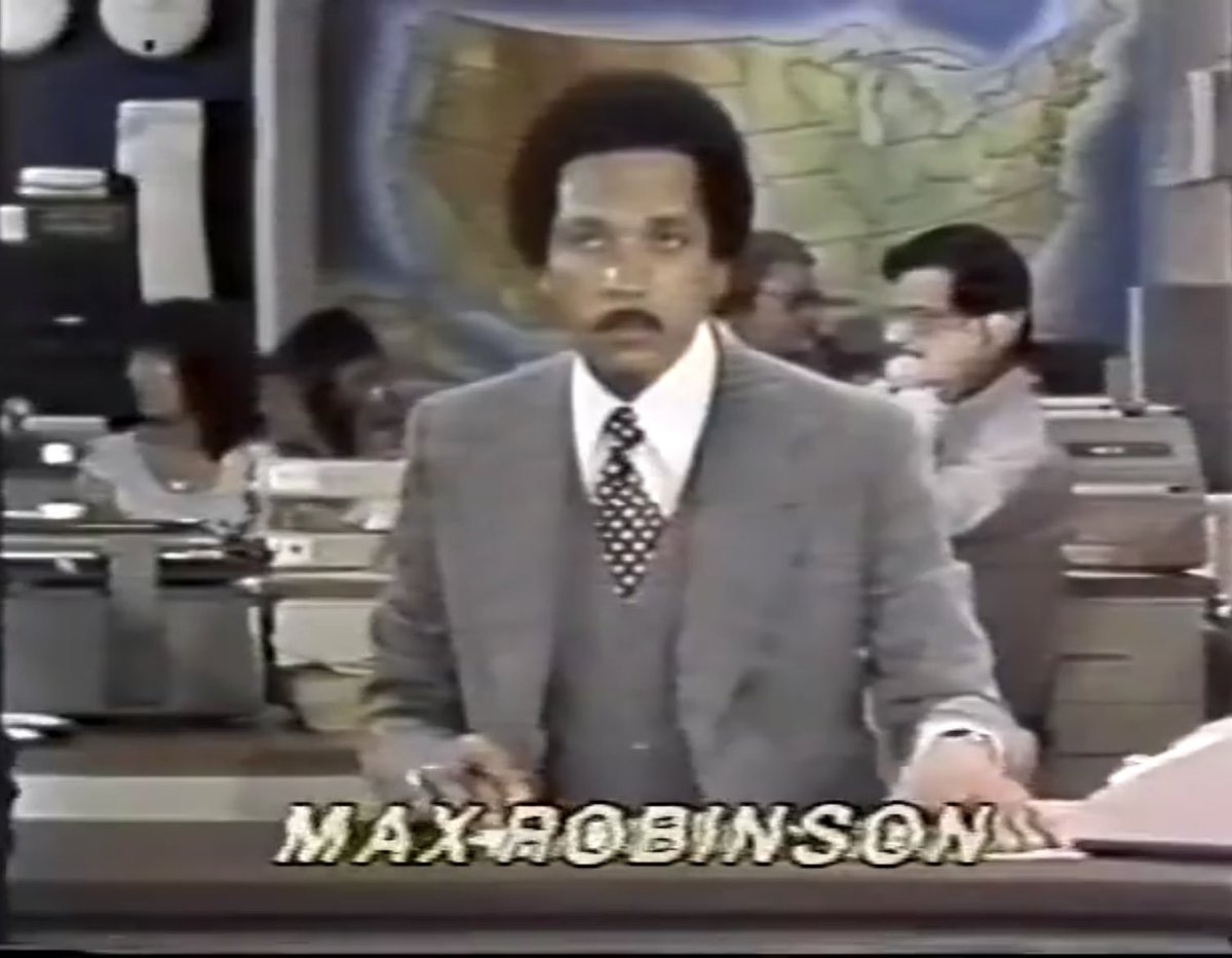 CoolComix's tweet photo. Max Robinson became the first African-American network news anchor when ABC World News Tonight debuted on July 10, 1978.
#MaxRobinson #ABCWorldNewsTonight @ABC @ABCWorldNews @NABJ @onthemedia https://t.co/li1EX76aOP