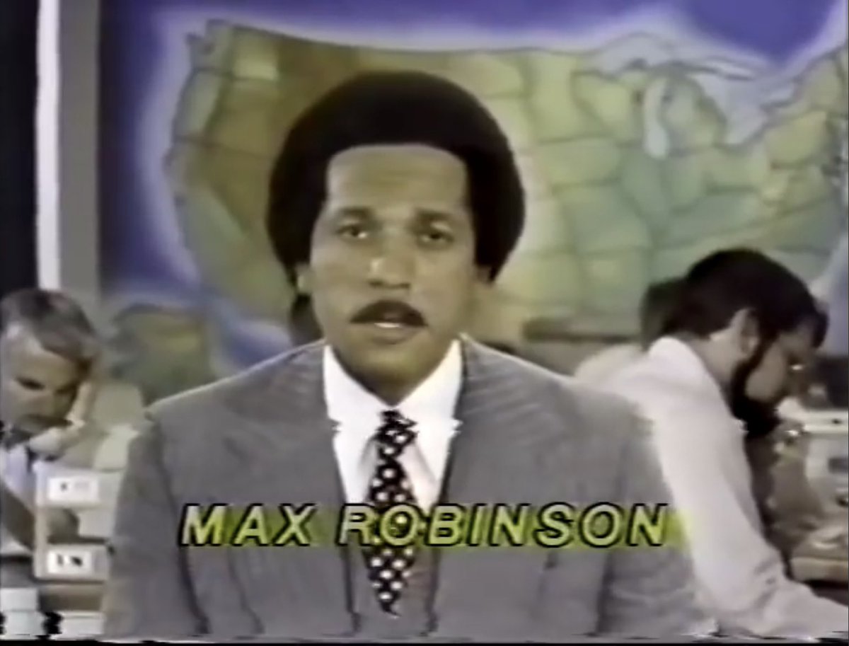 CoolComix's tweet photo. Max Robinson became the first African-American network news anchor when ABC World News Tonight debuted on July 10, 1978.
#MaxRobinson #ABCWorldNewsTonight @ABC @ABCWorldNews @NABJ @onthemedia https://t.co/li1EX76aOP